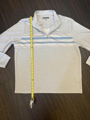 Pebble Beach Dry-Luxe Golf Performance Activewear Shirt Mens XL Gray Quarter Zip - Picture 6 of 8