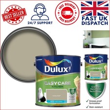Overtly Olive 2.5L Dulux Kitchen Matt Emulsion - Easy Application & Clean Finish
