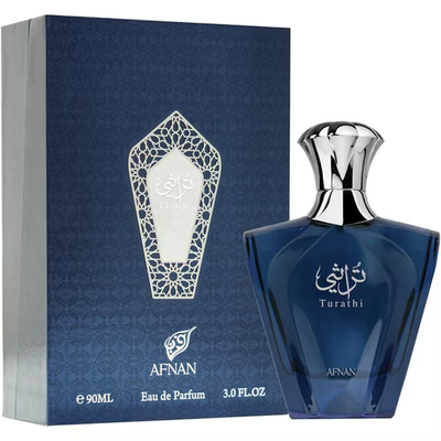 香水(男性用) AFNAN Turathi Blue Eau de Parfum 90ML Afnan Turathi Blue Men's Eau de Parfum Spray, 3.0 oz Timeless EDP
