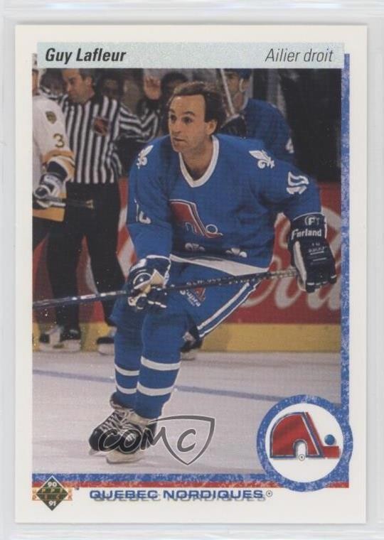 1990-91 Upper Deck French Guy Lafleur #162 HOF 0sf1
