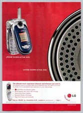 LG VX8100 Flip Phone Verizon Wireless Stereo Speakers 2006 Advertisement