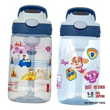 Contigo Aubrey Kids Water Bottle 14 oz Pack of 2 Paw Patrol