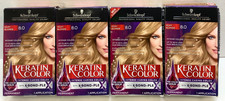 Schwarzkopf Keratin Color Permanent Hair Color Cr me, 8.0 Silky Blonde, 4pk