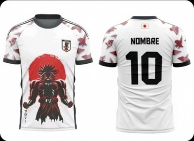 Broly Fußballtrikot Japan Team Sport T-Shirt Personalisierbar Erwachsene Kinder