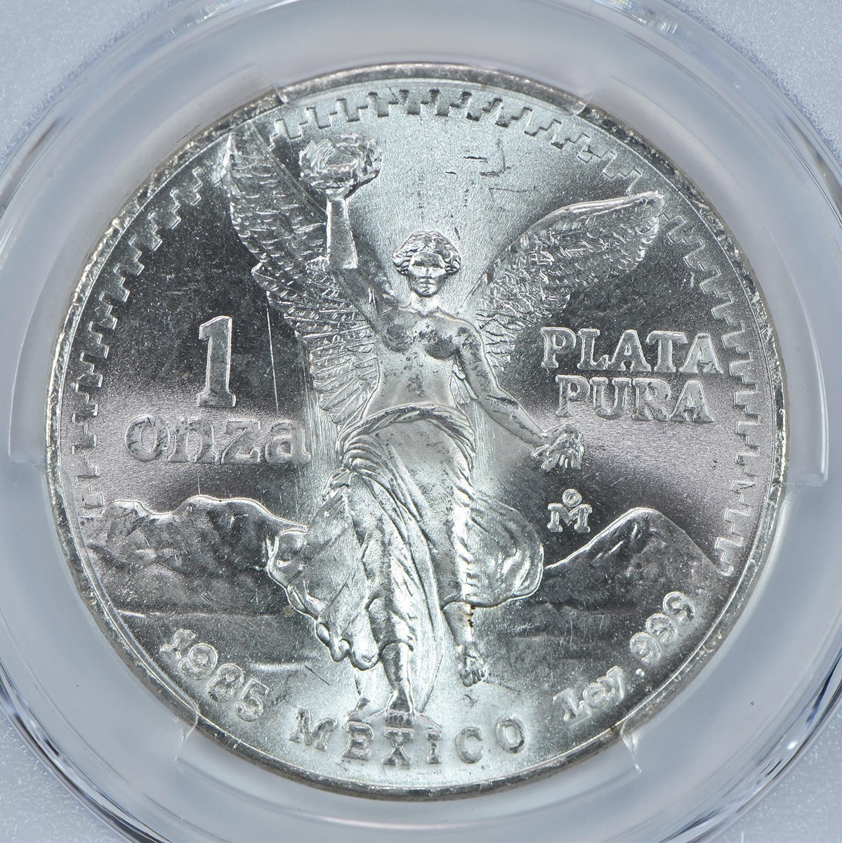 1985 Mo Mexico 1 Onza Silver Libertad MS66 PCGS Blue Label | eBay
