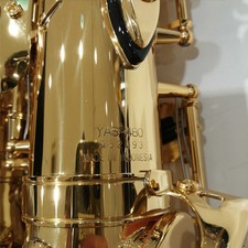 YAMAHA YAS-480 Alto Saxophone Gold Well-maintained Used with Case Mouthpiece
