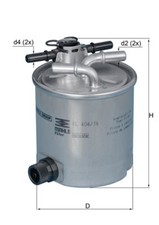 Kraftstofffilter MAHLE KL 404/16 Leitungsfilter für SUZUKI RENAULT MCV DACIA 1