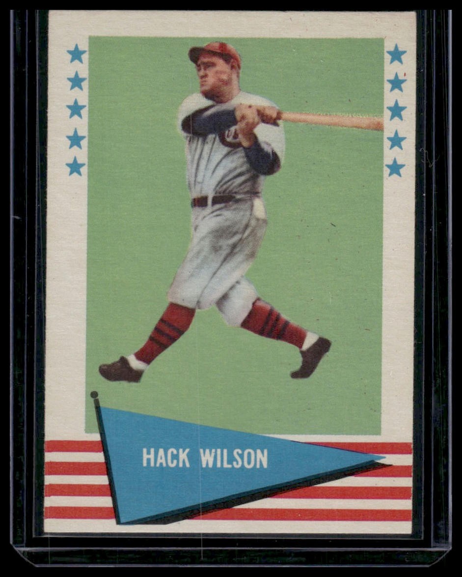 1961 Fleer Baseball Greats (F418-3) #87 Hack Wilson