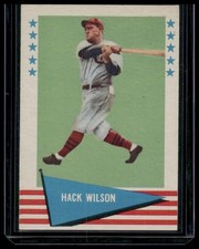 1961 Fleer Baseball Greats (F418-3) #87 Hack Wilson
