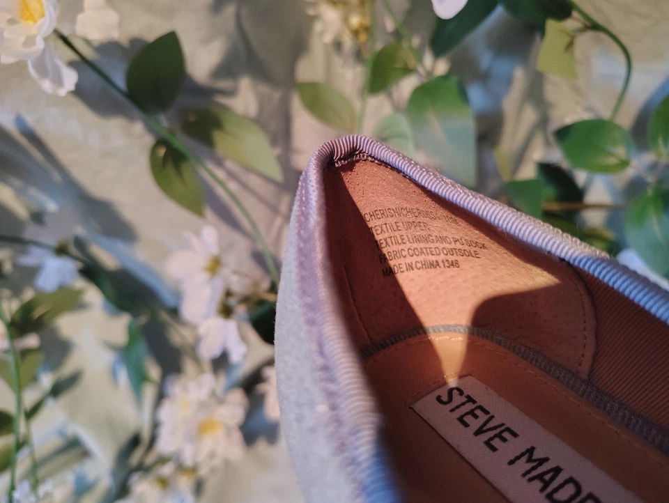 Zapatos de salón de mezclilla Steve Madden Cherish para mujer 10 (Cottagecore, Preppy, Girly) Foto 4 de 4