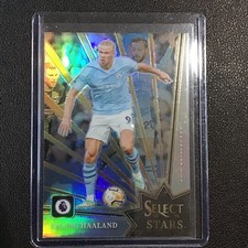 2023-24 Panini Select Premier League Select Stars Silver Prizm Erling Haaland