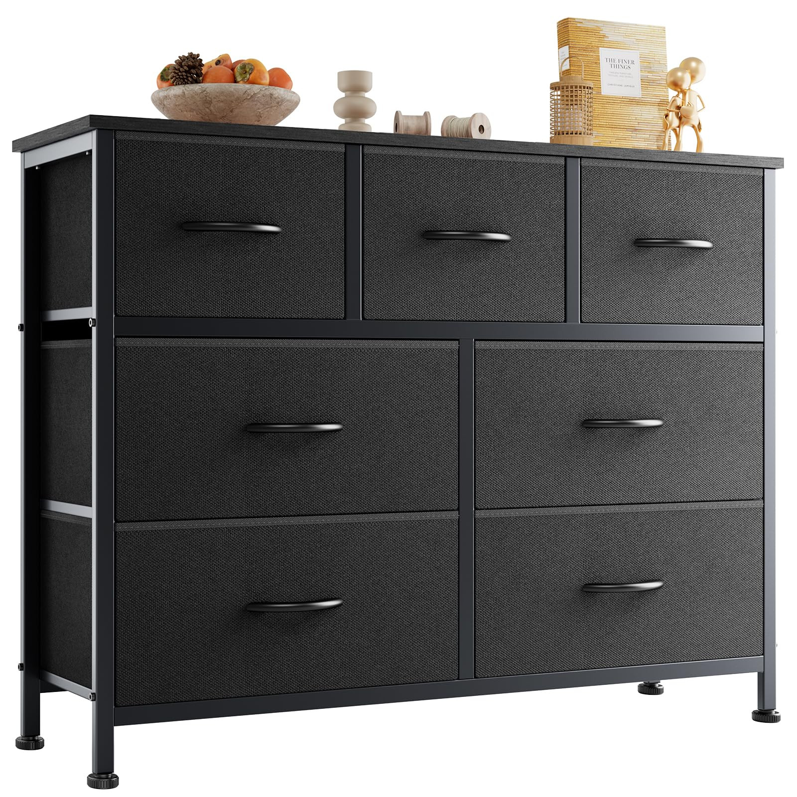 7-Drawer Fabric Closet Organizer for Bedroom Storage-image