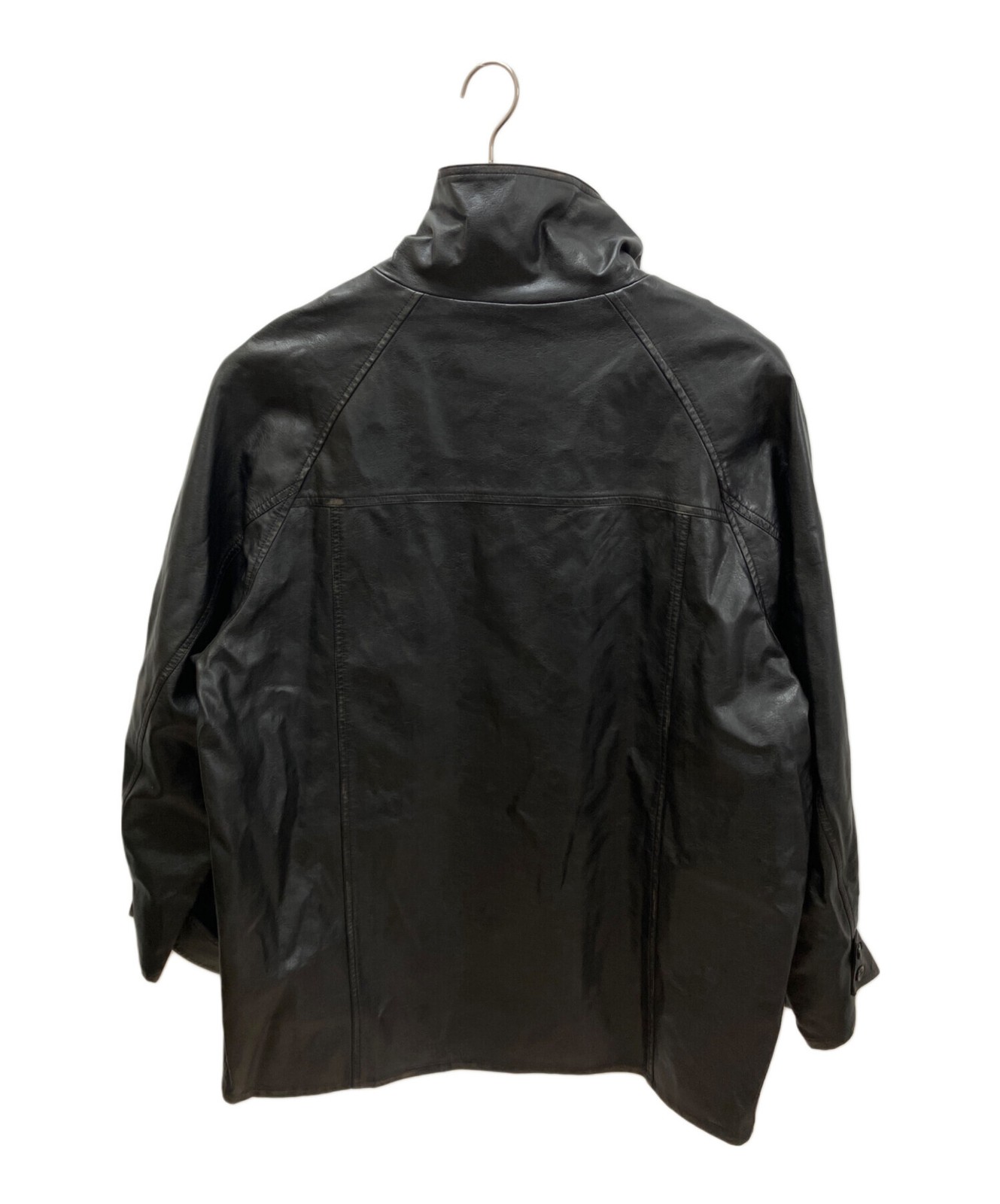 Ameri/ (Ameri) Used Like Synthetic Leather Jacket… - image 4