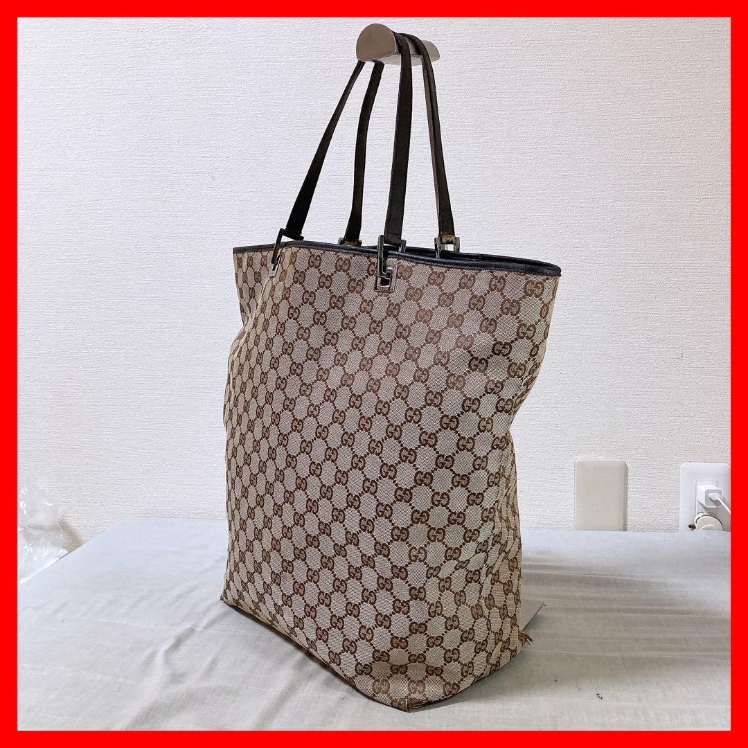 Gucci GG canvas tote shoulder handbag imported from Japan