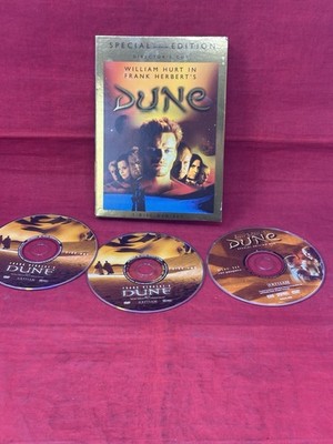 DUNE Special Edition Director's Cut DVD 3 Disc TV Mini Series William Hurt