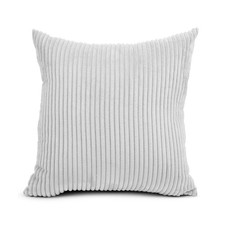 LUXURY LARGE FILLED CUSHIONS OR COVERS SUPER SOFT COOL PLAIN CORDUROY DECORATIVE