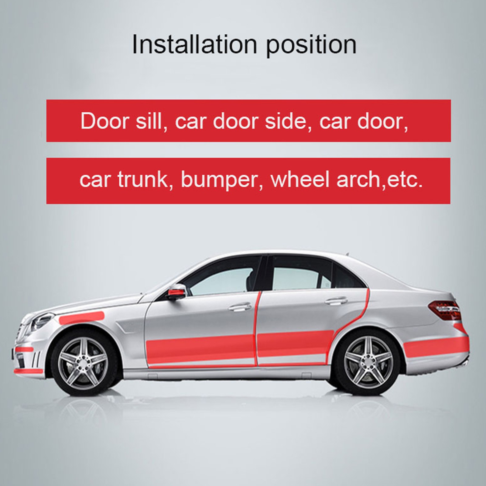 7CMx10M Universal Car Door Sill Sticker Protector Scratchproof For All Models