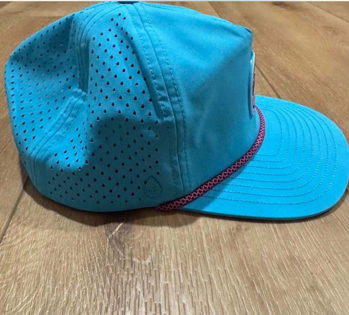 MELIN Hydro Coronado Drip Hat Cap Lagoon Blue SZ 58 cm RARE 🔥 image 3