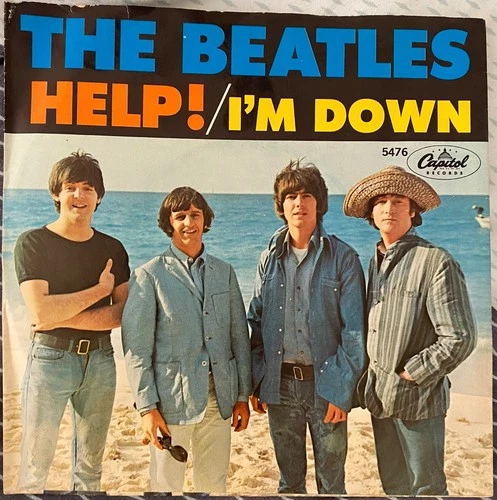Beatles-Help!/I’m Down-Rare Original 45 W/ PS-Capitol 5476