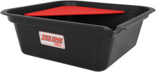 Drain Pan with Filter Drain, 9.5-Quart, for Use with Motor Oils, Transmission Fl