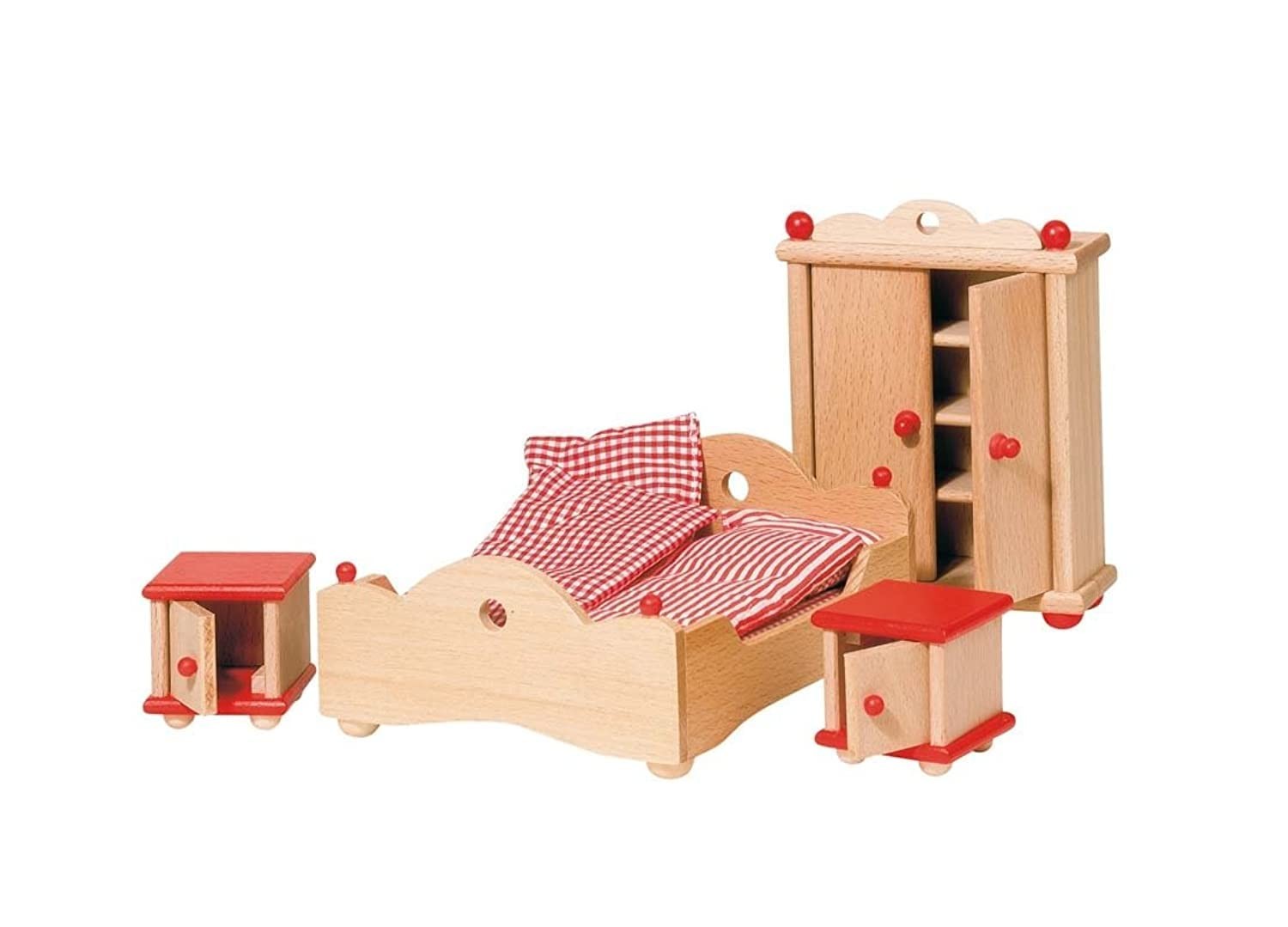 GoKi Furniture for Flexible Puppets Bedroom (Red)