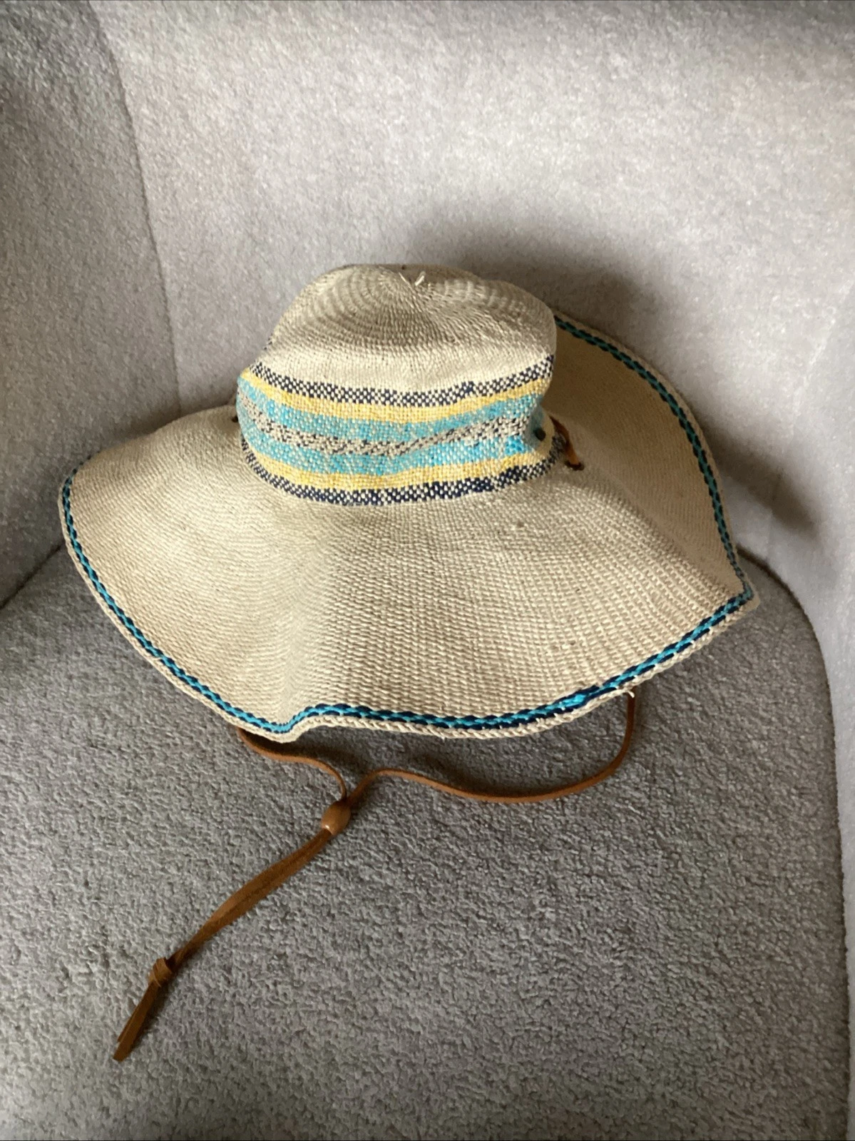 Scala Hat Sun Fitted Womens One Size Tan Straw Wide Brim Floppy