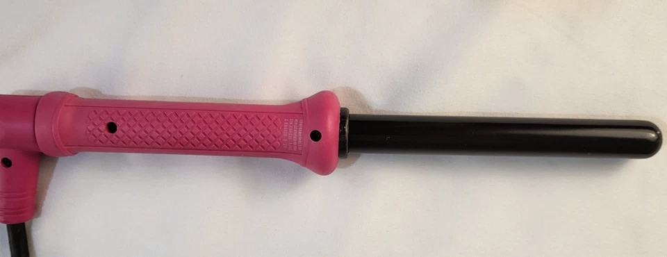 Varita rizadora inversa estilo rosa intenso profesional NuMe con turmalina HB025B-3 Foto 2 de 4