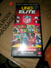 UNO Elite NFL 2025 Core Edition Booster Bundle-Kaleidoscope Cards SEALED