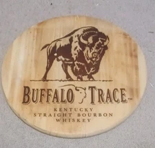 Bar Decor Buffalo Trace George T. Stagg Kentucky Bourbon Whiskey Barrel Lid wood
