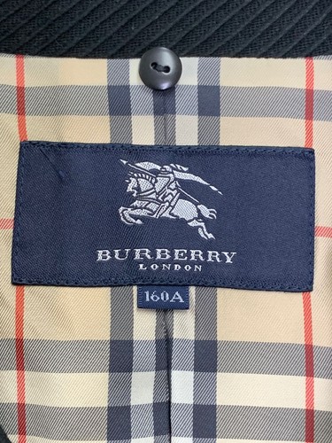 Cappotto bambino Burberry London nero bottoni oro taglia 160A elegante originale - Foto 9 di 24