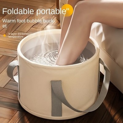 Faltbare Fuß Spa Badewanne Tragbar Fuß Einweichen Eimer Tief Becken Massage