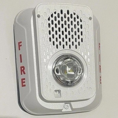 System Sensor P2WLED L-Series Indoor 2-Wire LED Horn Strobe, Wall-Mount