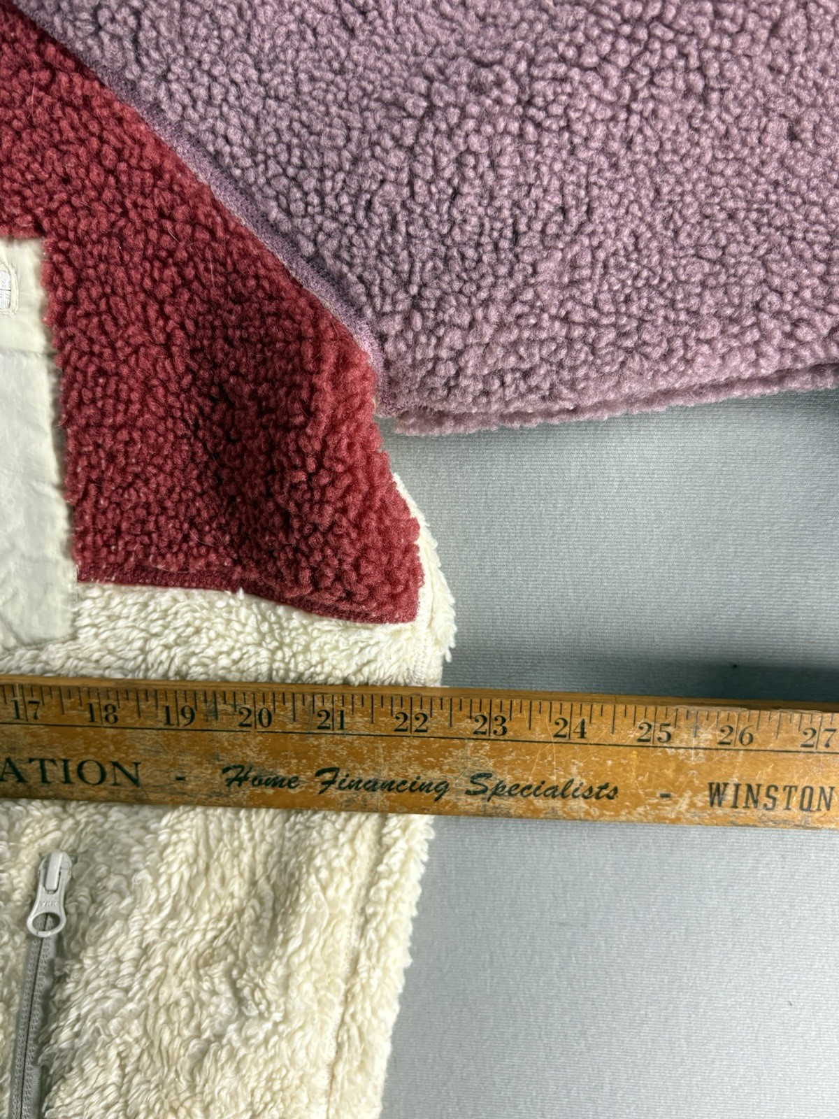 Helmut Lang Patchwork Fleece Jacket Colorblock Sh… - image 8