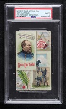 1888 Duke's Histories of Generals Tobacco N114 James A Garfield PSA 2 04le