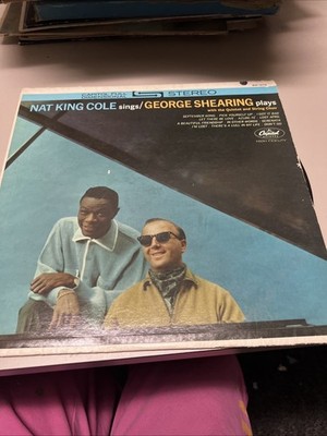 Nat King Cole / George Shearing   Sings & Plays 1962 Capitol LP RE