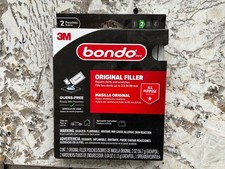 Bondo Original Filler OR-2PK-ES, Ready Mix Pouches, 2 oz-1EA, Car Repair, Bondo