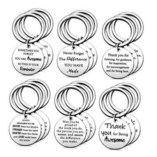 18 Pcs Christian Keychain Gift Bulk Bible Verse Key Chains Religious Quotes