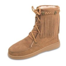 Minnetonka Women's Moccasins 3431 Tan Size 8 New 