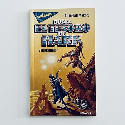 Libro Busca el tesoro de Hark RL Stine 1986 Ediciones Daimon español librojuego