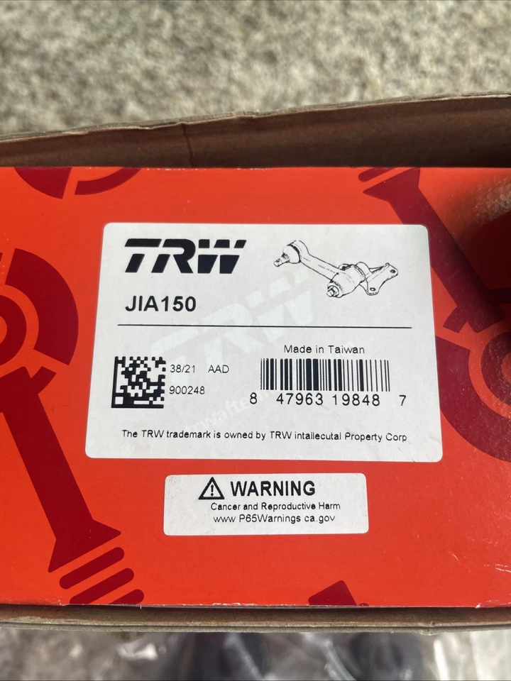 Suporte de braço ocioso TRW JIA150 para Ford F-250 F-350 F-450 F-550 2011–2022 - Imagem 2 de 2