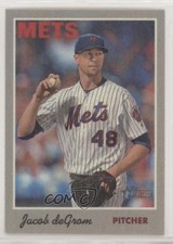 2019 Topps Heritage 1970 Cloth Stickers Jacob deGrom #11 0q1p