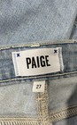 Paige Women's NWT Skyline Ankle Peg Jeans Mayan Patch Destructed Denim Sz 27 — photo 4