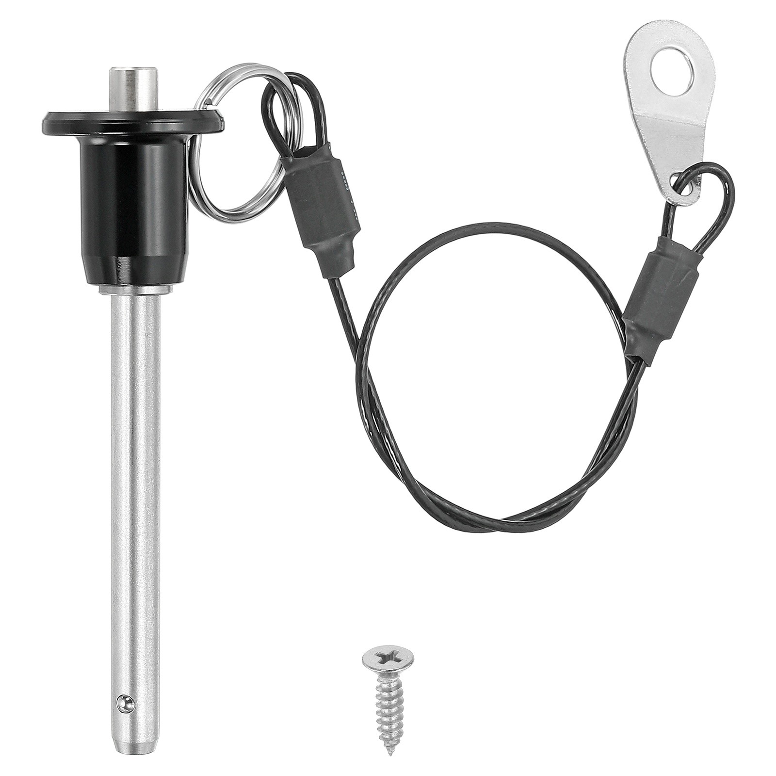 3/16"(5mm)x1.6"(40mm) 304 Stainless Steel Quick Release Pin Ball Locking Pin