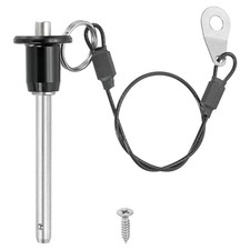 3/16"(5mm)x1.6"(40mm) 304 Stainless Steel Quick Release Pin Ball Locking Pin