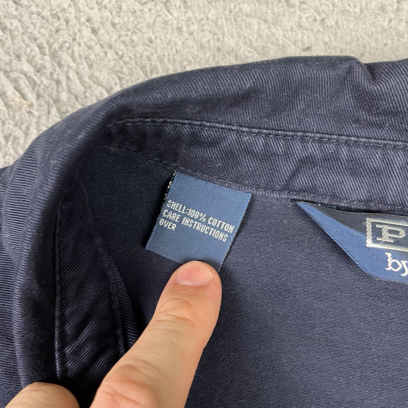 Polo Ralph Lauren Harrington Jacket Men 2XL Blue Chin Strap Madras Collar thumbnail 10