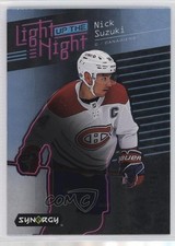 2023 Upper Deck Synergy Light Up The Night Blue 288/499 Nick Suzuki #LN-NS 0q72