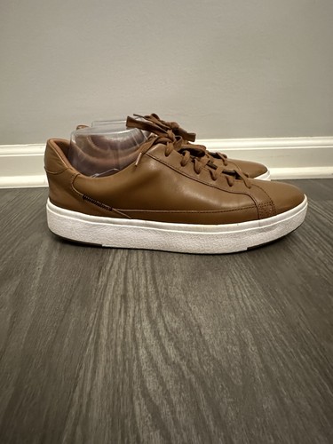 Kizik Men’s Brown Leather Sneakers Size 11.5