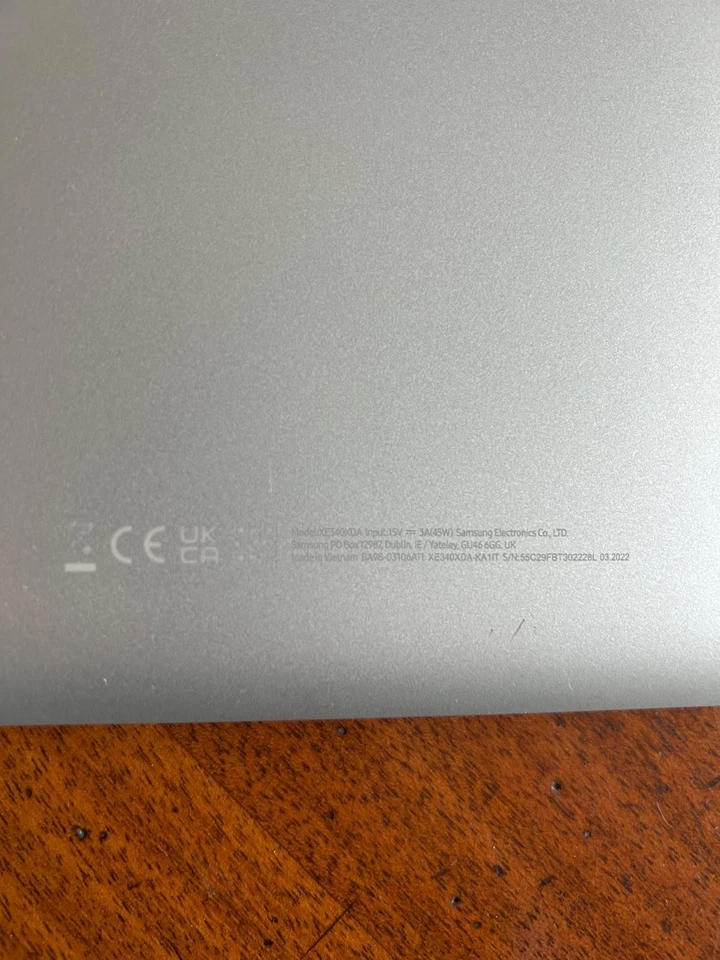 SAMSUNG GALAXY CHROMEBOOK GO XE340XDA 14" CELERON N4500 32GB SSD 4GB RAM GRADO:A - Immagine 3 di 4