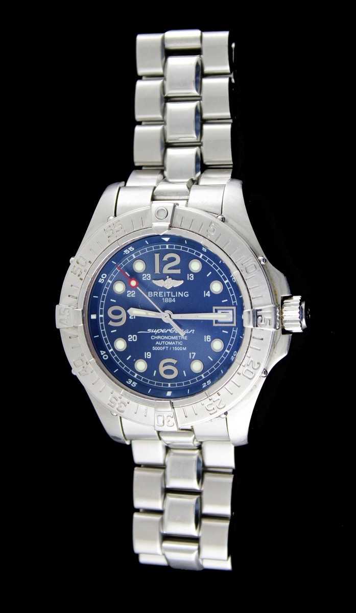 Breitling Superocean Colt A17360 42mm Steel Blue Dial Automatic