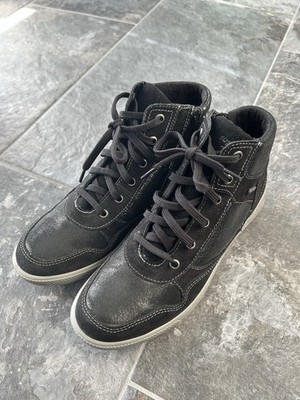 Neu Superfit Damen Mädchen Gr. 38 Schwarz Reißverschluss Sneaker Schuhe Stiefel